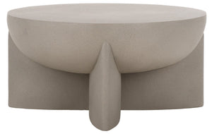 Safavieh Devan Coffee Table Grey 30" x 30" x 14"