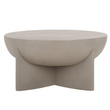 Safavieh Devan Coffee Table Grey 30" x 30" x 14"