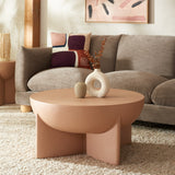 Safavieh Devan Coffee Table Terracotta 30" x 30" x 14"