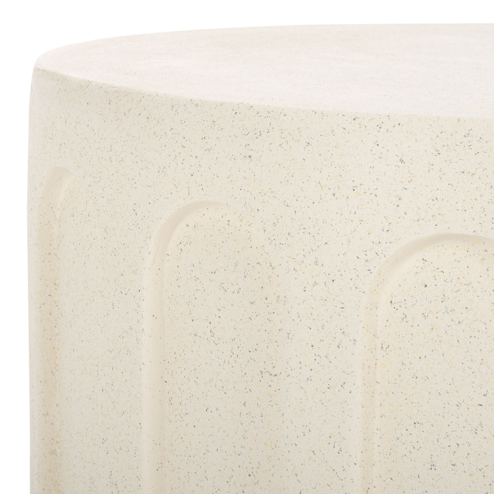 Safavieh Nikolaus Coffee Table - Elegant Architectural Centerpiece With Textured Finish For Any Space White Magnesium Oxide Cof2801a