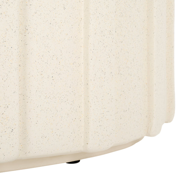 Safavieh Nikolaus Coffee Table - Elegant Architectural Centerpiece With Textured Finish For Any Space White Magnesium Oxide Cof2801a