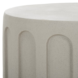 Safavieh Nikolaus Coffee Table - Elegant Architectural Centerpiece With Textured Finish For Any Space Grey Magnesium Oxide Cof2801b