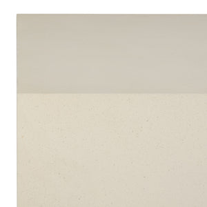 Safavieh Aillard Coffee Table - Minimalistic Elegance With Textured Finish For Modern Living Spaces And Decor White Magnesium Oxide Cof2803a