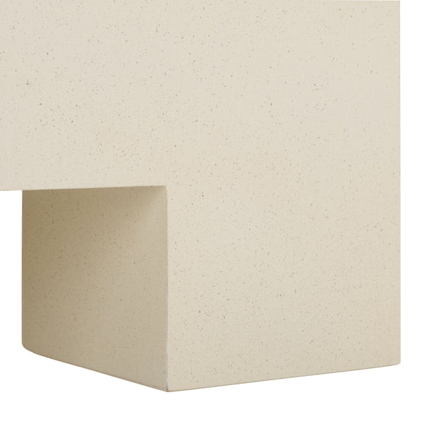 Safavieh Aillard Coffee Table - Minimalistic Elegance With Textured Finish For Modern Living Spaces And Decor White Magnesium Oxide Cof2803a