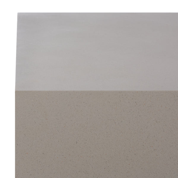 Safavieh Aillard Coffee Table - Minimalistic Elegance With Textured Finish For Modern Living Spaces And Decor Grey Magnesium Oxide Cof2803b