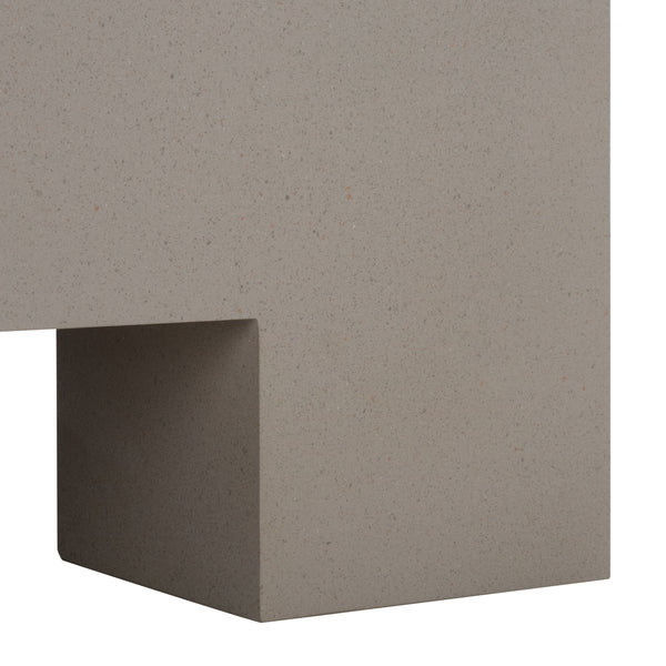 Safavieh Aillard Coffee Table - Minimalistic Elegance With Textured Finish For Modern Living Spaces And Decor Grey Magnesium Oxide Cof2803b