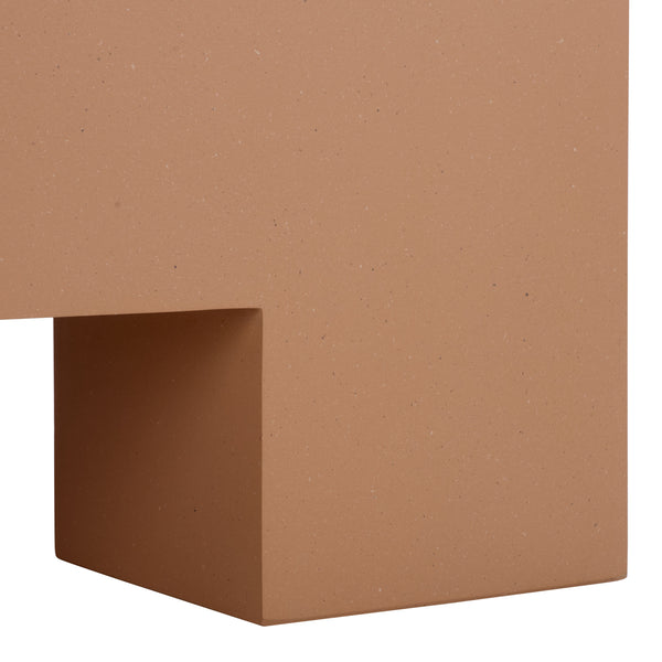 Safavieh Aillard Coffee Table - Minimalistic Elegance With Textured Finish For Modern Living Spaces And Decor Terracotta Magnesium Oxide Cof2803c