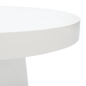 Safavieh Jaria Faux Concrete Coffee Table - Modern Minimalist Design For Stylish Living Room Décor And Versatility White COF3000A