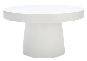 Safavieh Jaria Faux Concrete Coffee Table - Modern Minimalist Design For Stylish Living Room Décor And Versatility White COF3000A