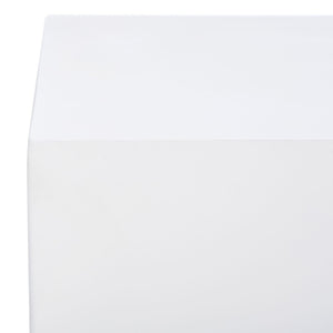 Safavieh Ezro Modern Rectangle Coffee Table - Sleek White Faux-Concrete Design For Chic Living Spaces COF3002A