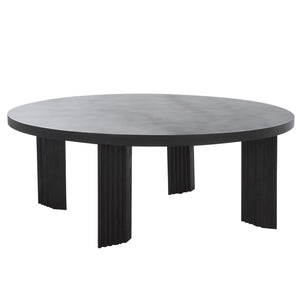 Safavieh Basilio Coffee Table - Elegant Handmade Design With Rustic Charm For Modern Living Spaces Black ,Black Paper Mache ,Wood Cof3004c