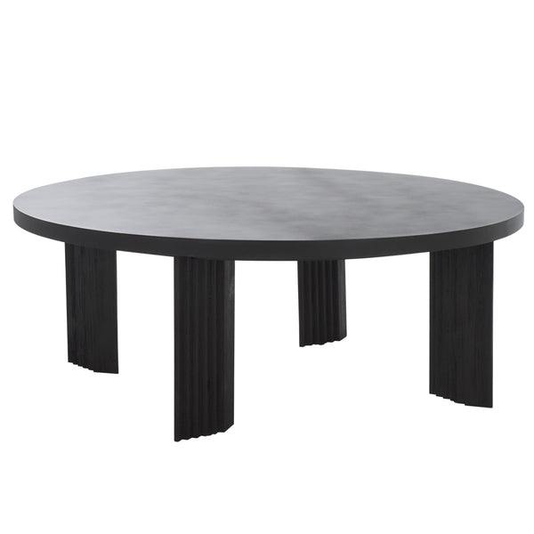 Safavieh Basilio Coffee Table - Elegant Handmade Design With Rustic Charm For Modern Living Spaces Black ,Black Paper Mache ,Wood Cof3004c