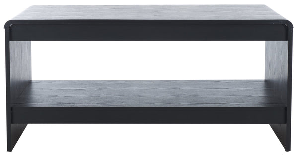Safavieh Arsenio Coffee Table - Modern Design For Stylish Living Rooms, Elegant Finish, Versatile Functionality Black Pb,Mdf Cof3100b