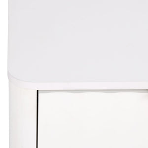 Hilsa Modern Coffee Table With Sleek Matte Top And Luxe Metallic Frame, Low-Profile Accent Piece