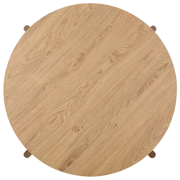 Tomori Coffee Table With Warm Grain Finish, Compact Square Design For Small Spaces & Everyday Use