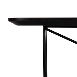 Safavieh Rylee Rectangle Coffee Table - Contemporary Scandinavian Design With Striking Black Iron Legs For Elegance Grey COF4202A