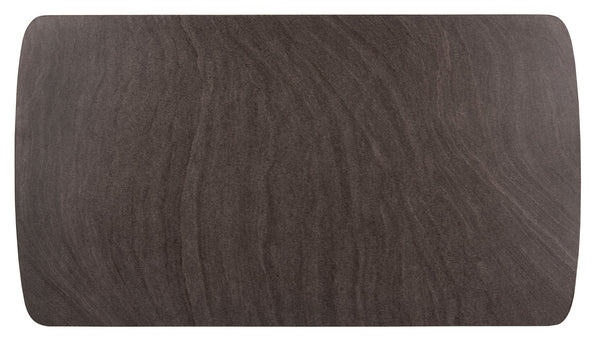 Safavieh Rylee Rectangle Coffee Table - Contemporary Scandinavian Design With Striking Black Iron Legs For Elegance Grey COF4202A