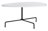 Safavieh Berlin Tripod Coffee Table White Lacquer/Black COF4207A