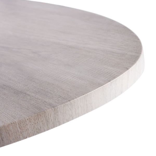 Safavieh Berlin Tripod Coffee Table - Mid-Century Modern Design With Sculptural Geometry For Stylish Living Spaces Light Grey Oak/Black COF4207C