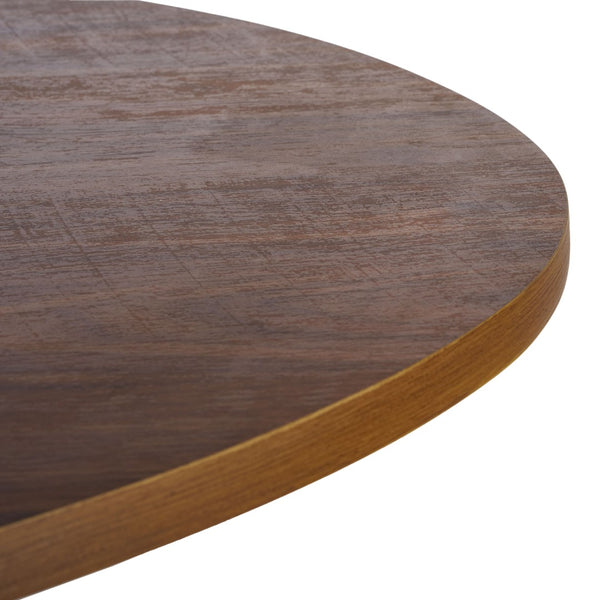 Safavieh Berlin Tripod Coffee Table - Mid-Century Modern Design With Sculptural Geometry For Stylish Living Spaces Walnut/Black COF4207D