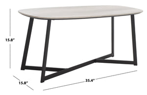 Safavieh Arial Coffee Table - Modern Mid-Century Design With Rustic-Industrial Charm For Your Living Space COF4213A