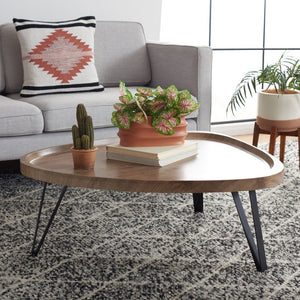 Safavieh Amira Coffee Table - Mid-Century Modern Design With Triangular Tray Top & Hairpin Legs For Stylish Living COF4214A
