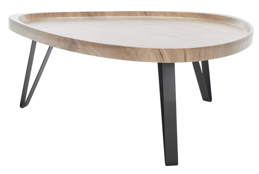 Safavieh Amira Coffee Table - Mid-Century Modern Design With Triangular Tray Top & Hairpin Legs For Stylish Living COF4214A