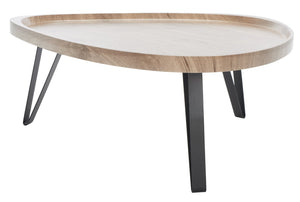 Safavieh Amira Coffee Table - Mid-Century Modern Design With Triangular Tray Top & Hairpin Legs For Stylish Living COF4214A
