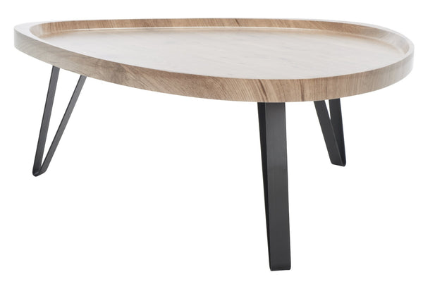 Safavieh Amira Coffee Table - Mid-Century Modern Design With Triangular Tray Top & Hairpin Legs For Stylish Living COF4214A