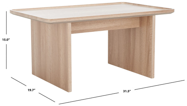 Safavieh Amaya Coffee Table - Mid-Century Scandinavian Design With Rustic Charm For Cozy Living Spaces COF4217A
