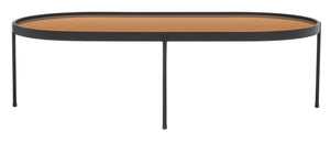 Safavieh Emmerick Mirrored Coffee Table – Glamorous Rose Gold & Matte Black Design For Modern Living Spaces COF4219A