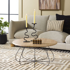 Safavieh Tonino Coffee Table – Modern Industrial Design With Natural Oak Finish For Stylish Living Spaces COF4224A