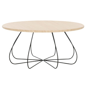 Safavieh Tonino Coffee Table – Modern Industrial Design With Natural Oak Finish For Stylish Living Spaces COF4224A