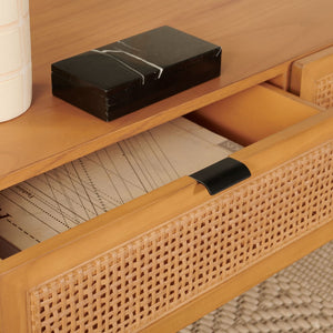 Safavieh Baisley Coastal-Inspired Coffee Table With 2 Drawers For Smart Storage And Modern Style In Living Rooms Natural COF5000A
