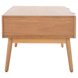 Safavieh Baisley Coastal-Inspired Coffee Table With 2 Drawers For Smart Storage And Modern Style In Living Rooms Natural COF5000A