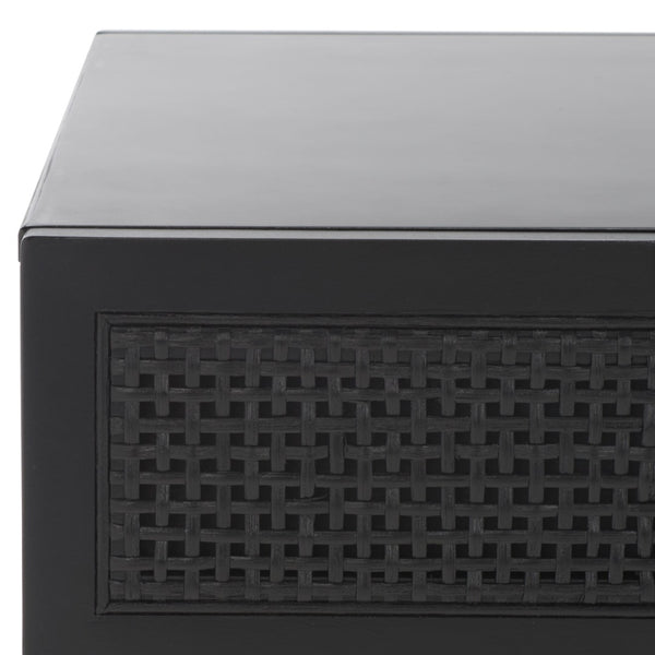 Safavieh Baisley Coastal-Inspired Coffee Table With 2 Drawers For Smart Storage And Modern Style In Living Rooms Black COF5000B
