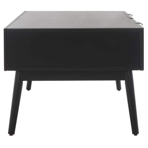 Safavieh Baisley Coastal-Inspired Coffee Table With 2 Drawers For Smart Storage And Modern Style In Living Rooms Black COF5000B