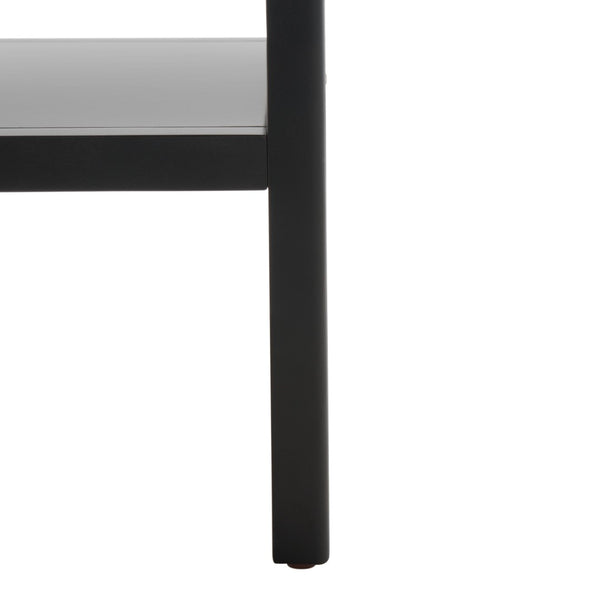 Safavieh Miya Coffee Table - Minimalist Rattan & Wood Design With Practical Storage For Stylish Living Spaces Black / Natural COF5002B