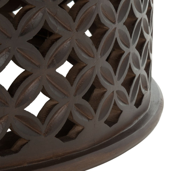Safavieh Kaydix Round Coffee Table With Moroccan-Inspired Design For Contemporary Coastal Chic Living Spaces Brown COF5300C