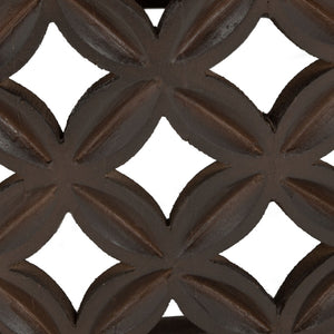 Safavieh Kaydix Round Coffee Table With Moroccan-Inspired Design For Contemporary Coastal Chic Living Spaces Brown COF5300C