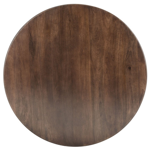Safavieh Kaydix Round Coffee Table With Moroccan-Inspired Design For Contemporary Coastal Chic Living Spaces Brown COF5300C
