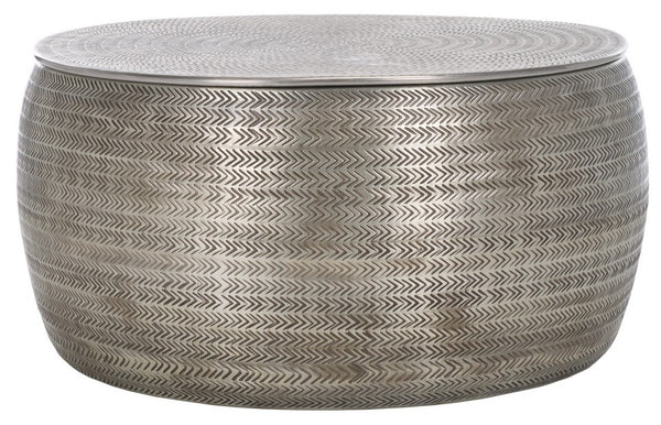 Safavieh Apoline Coffe Table With Storage Antique Silver COF5500B