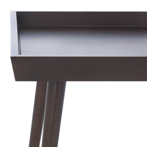 Safavieh Nonie Contemporary Coffee Table With Tray Top - Dark Chocolate Pine Wood For Urban Living Style Dark Chocolate Solidwood,Mdf Cof5700d