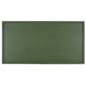 Safavieh Nonie Contemporary Coffee Table With Tray Top - Dark Chocolate Pine Wood For Urban Living Style Dusty Green Solidwood,Mdf Cof5700g