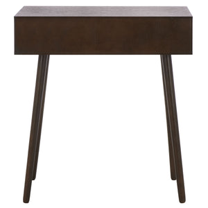 Dean Vintage-Inspired 2-Drawer Coffee Table With Smooth-Glide Storage, Pine/Mdf Durable Finish