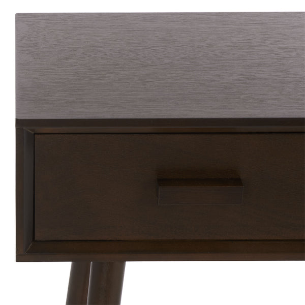 Dean Vintage-Inspired 2-Drawer Coffee Table With Smooth-Glide Storage, Pine/Mdf Durable Finish