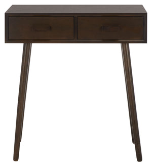 Dean Vintage-Inspired 2-Drawer Coffee Table With Smooth-Glide Storage, Pine/Mdf Durable Finish