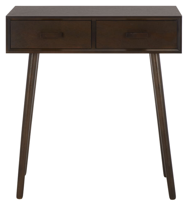 Dean Vintage-Inspired 2-Drawer Coffee Table With Smooth-Glide Storage, Pine/Mdf Durable Finish