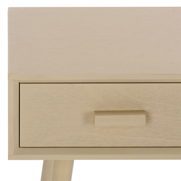 Dean Vintage-Inspired 2-Drawer Coffee Table With Smooth-Glide Storage, Pine/Mdf Durable Finish