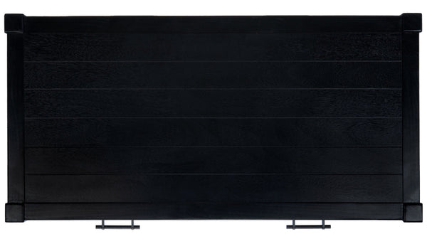 Safavieh Filbert Contemporary 2 Drawer Coffee Table With Storage Shelf For Stylish Living Room Organization Black COF5703B
